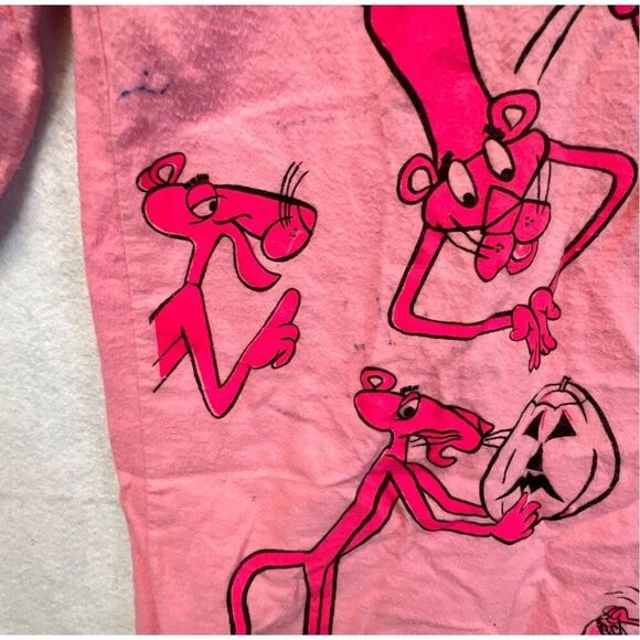 Vtg 1972 Pink Panther Child’s Halloween Costume Mask United Artists Flaws Stains - Picture 14 of 16